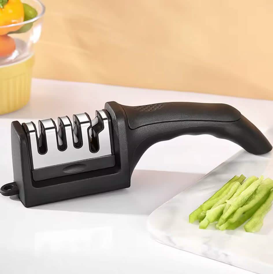 Professional Knife Sharpener 4 Stages Stone Tungsten Diamond Ceramic Tool Kitchen Tools & Gadgets - DailySale
