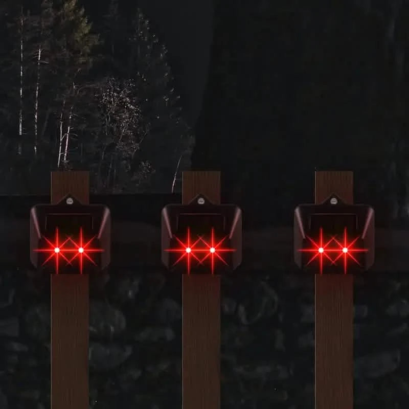 Red LED Light Waterproof Predator Repellent for Gardens Pest Control - DailySale