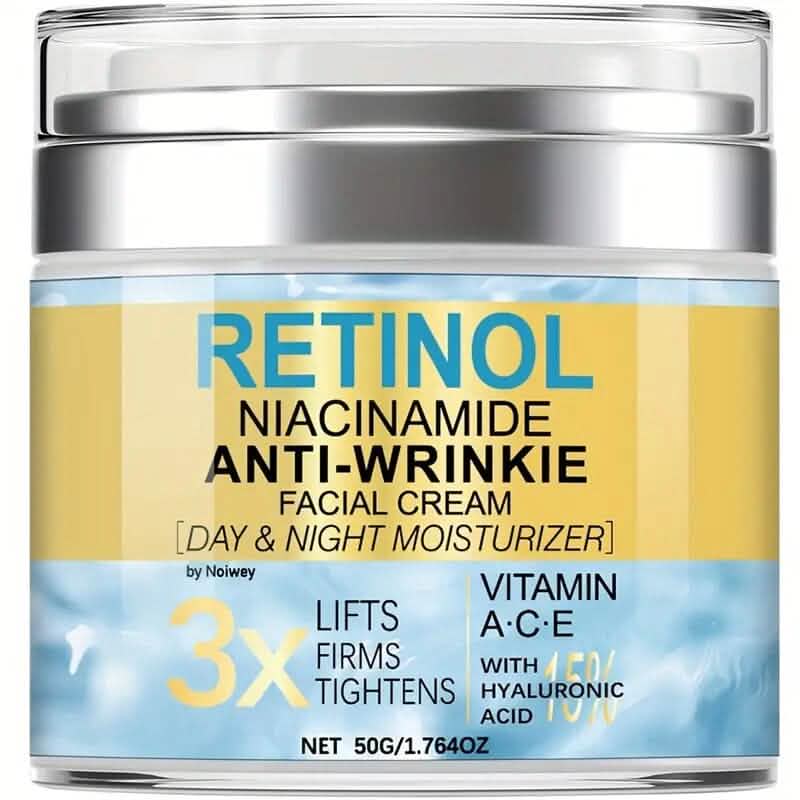 Retinol and Collagen Face Cream 1.764oz Anti-Wrinkle and Lifting with Vitamin E, Niacinamide Beauty & Personal Care - DailySale