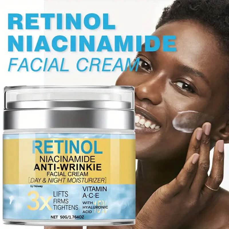 Retinol and Collagen Face Cream 1.764oz Anti-Wrinkle and Lifting with Vitamin E, Niacinamide Beauty & Personal Care - DailySale