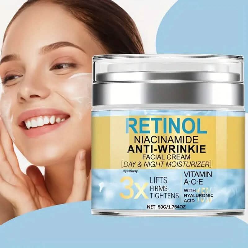 Retinol and Collagen Face Cream 1.764oz Anti-Wrinkle and Lifting with Vitamin E, Niacinamide Beauty & Personal Care - DailySale
