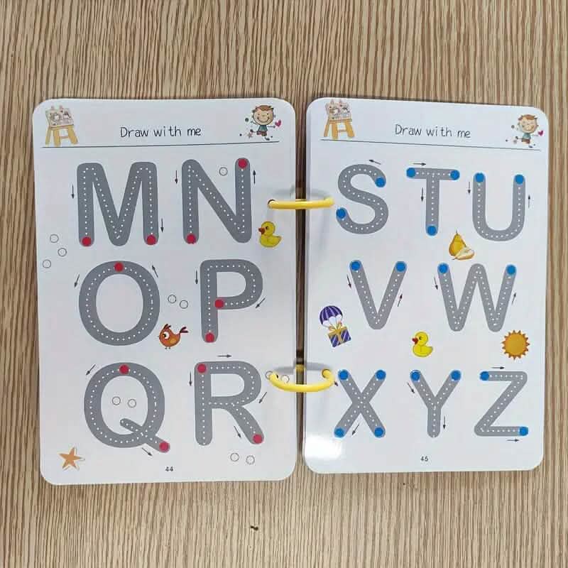 Reusable Magic Practice Workbook Set with Erasable Pen and Refills Arts & Crafts - DailySale