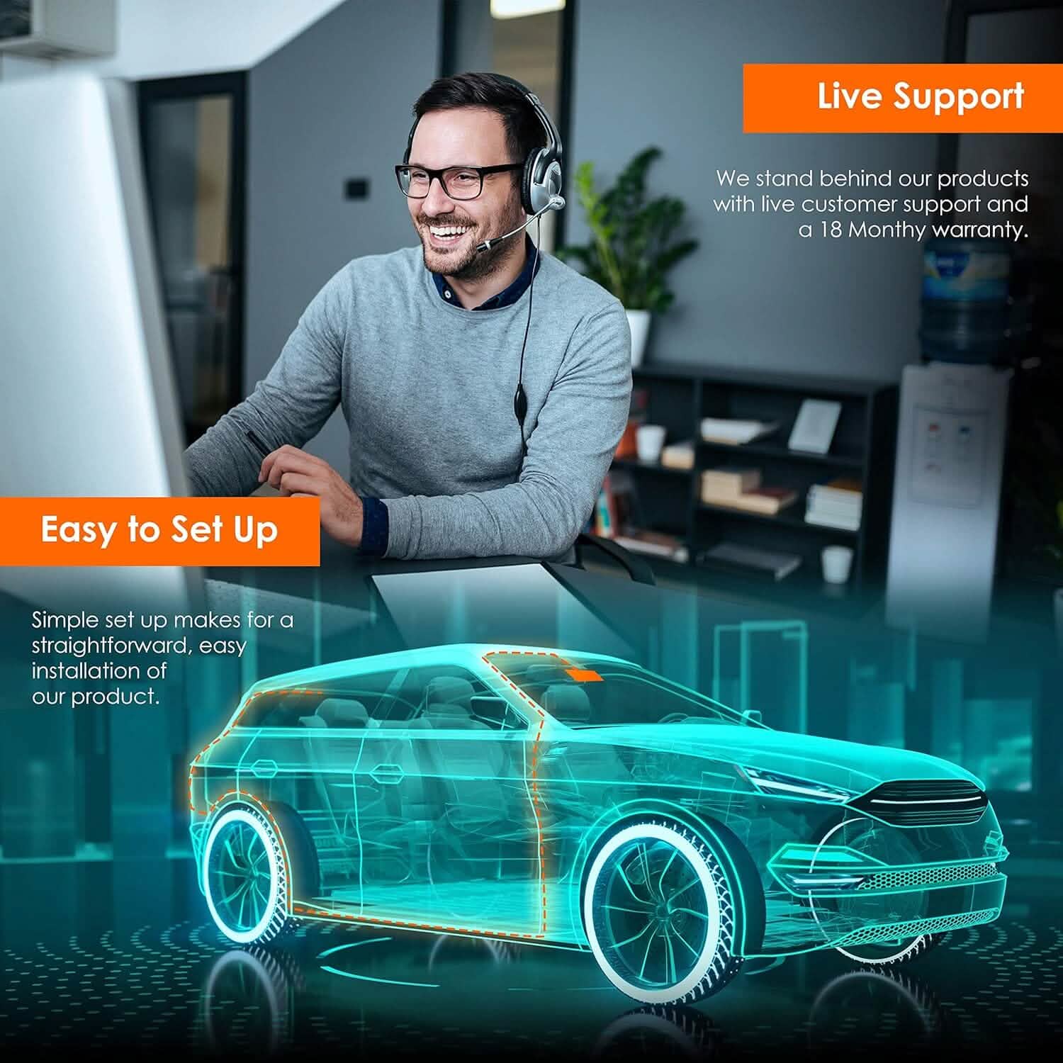 RexingUSA V55 Dash Cam - 4k Modular Capabilities Automotive - DailySale