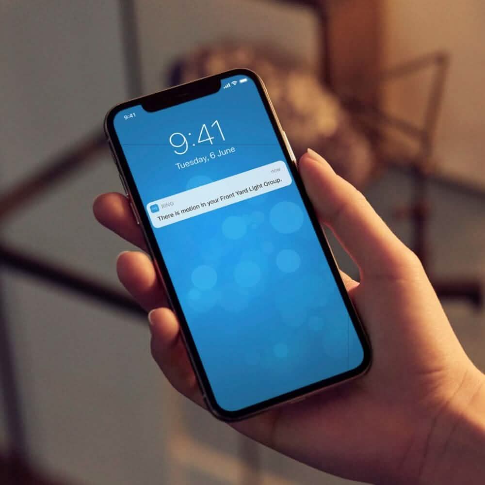 Ring - Smart Lighting Wired Floodlight - White Outdoor Lighting - DailySale