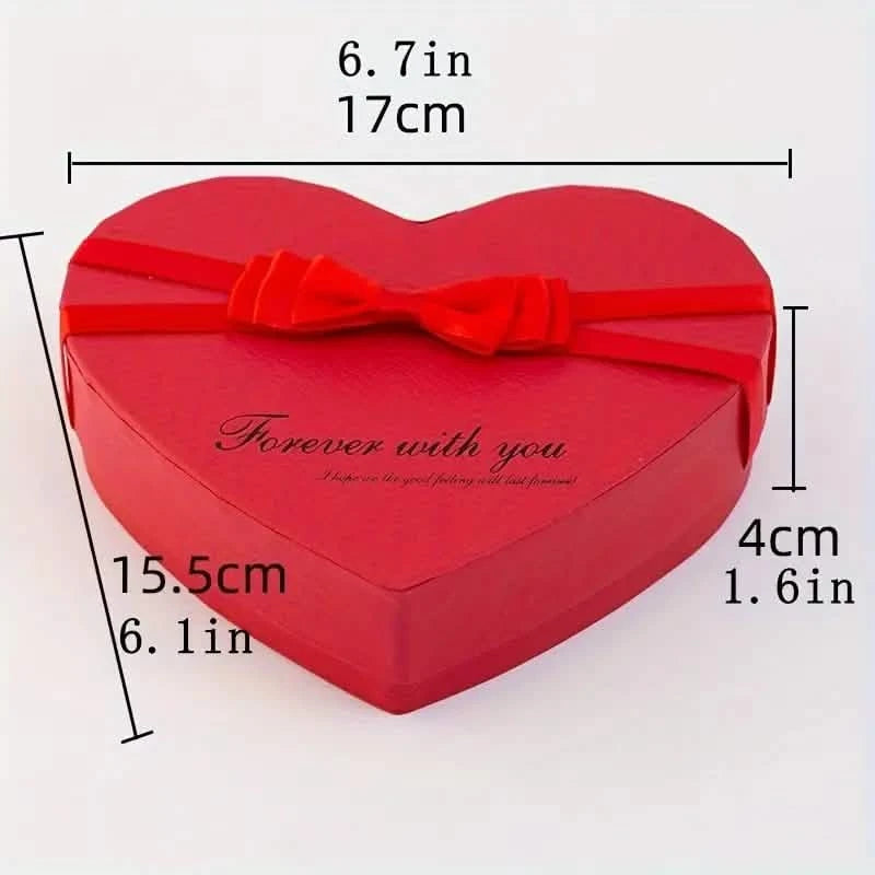 Rose-Shaped Soap Gift Box With Heart-Shaped Artificial Roses Holiday Decor & Apparel - DailySale