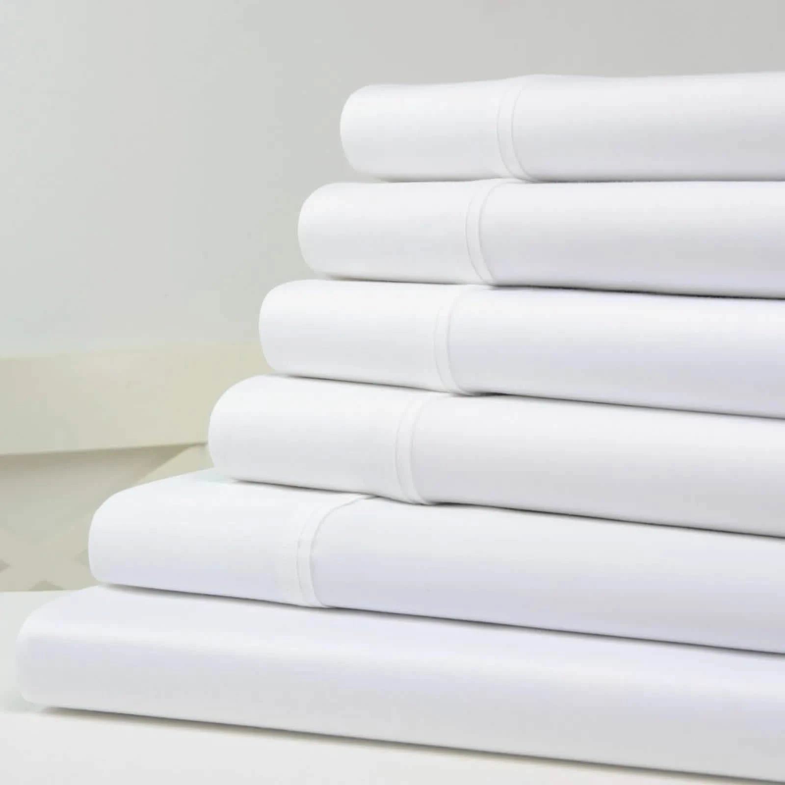 6-Piece Set: Kathy Ireland 1200 Thread Count Cotton Rich Sheet Set