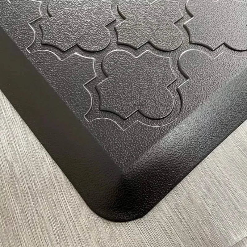Bibb Home Trellis Embossed Anti Fatigue Foam Kitchen Mat