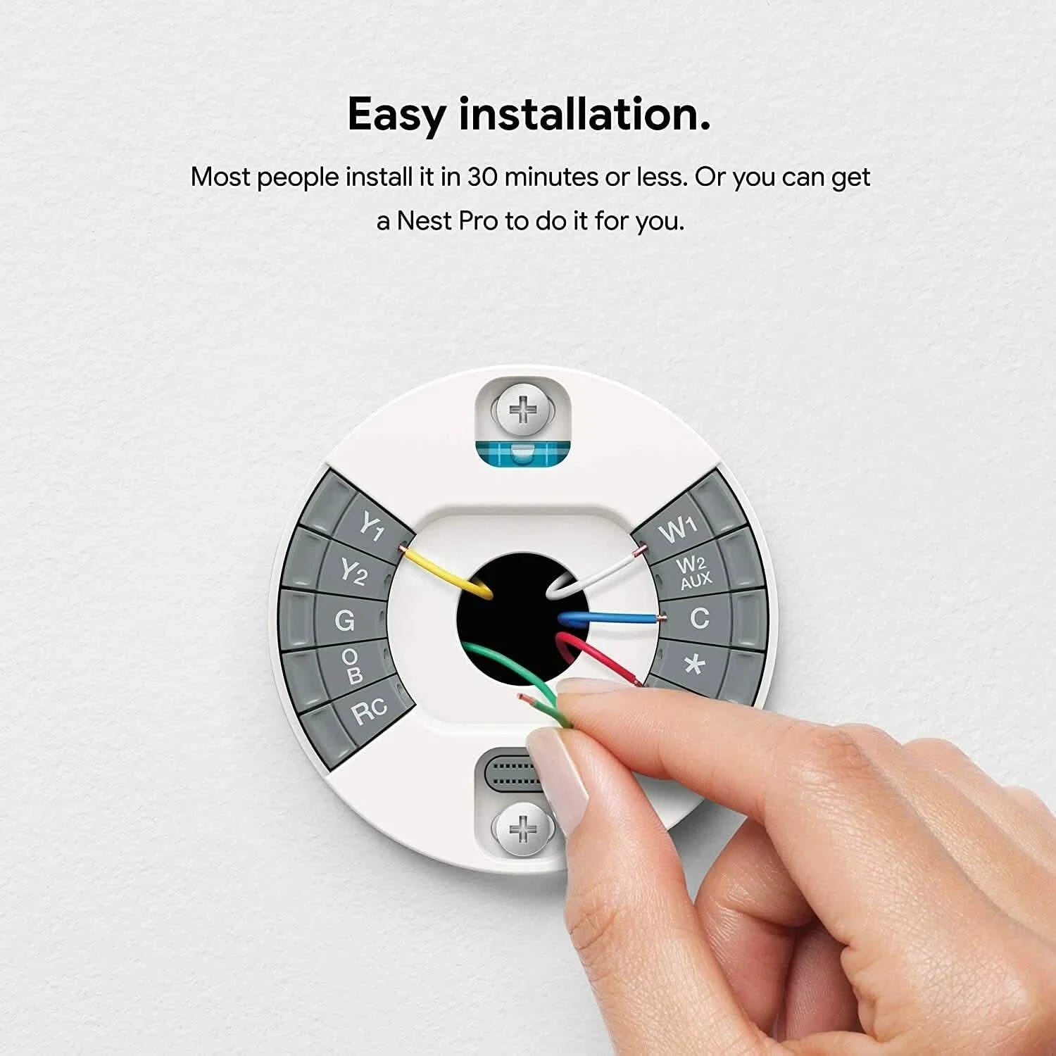 Google Nest 3rd Generation Programmable Thermostat w/Base Polished Steel T3019US (Refurbished)