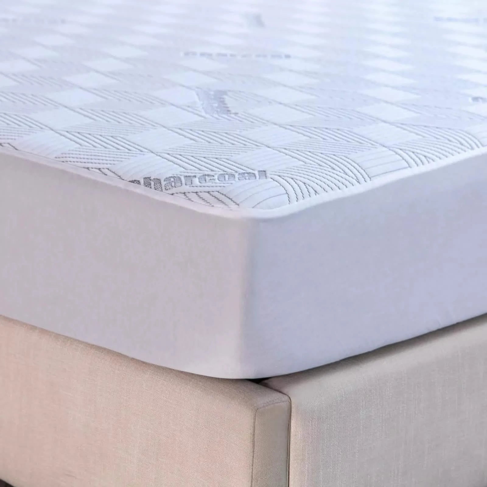 Bibb Home Charcoal Infused Waterproof Mattress Pad