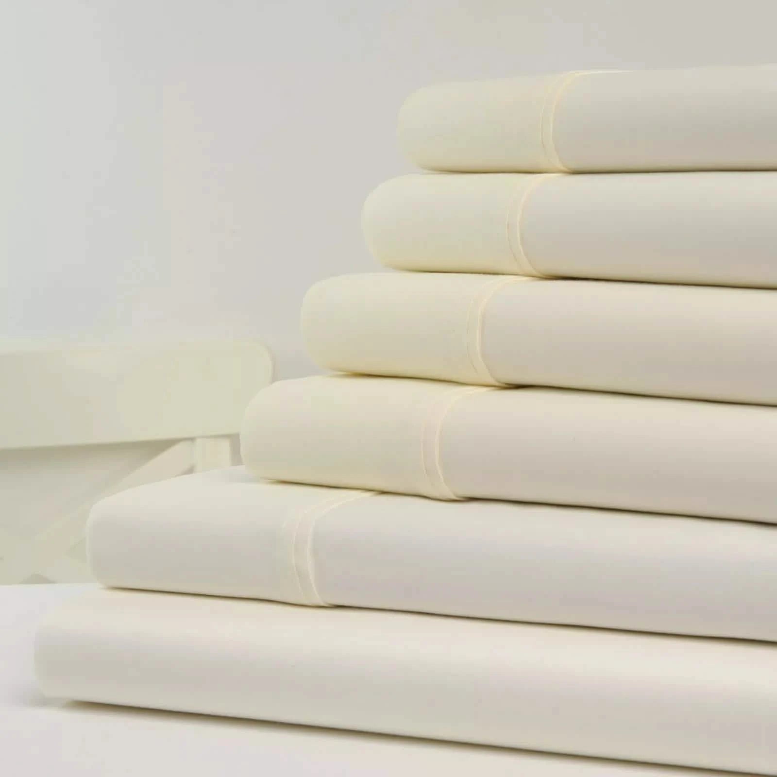 6-Piece Set: Kathy Ireland 1200 Thread Count Cotton Rich Sheet Set