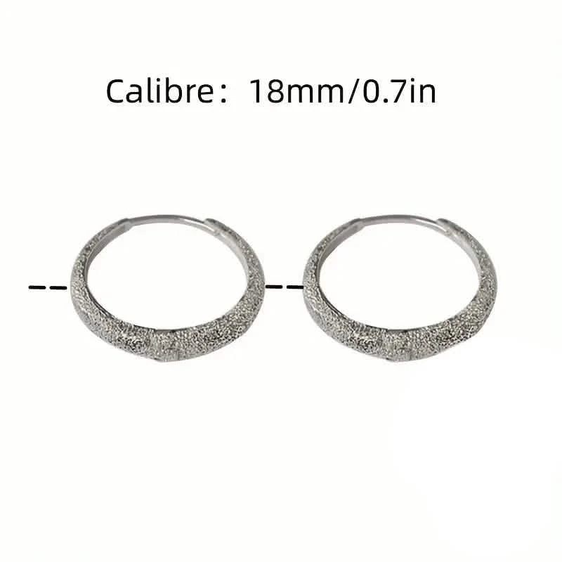 S925 Sterling Silver Sparkling Starry River Hoop Earrings Earrings - DailySale