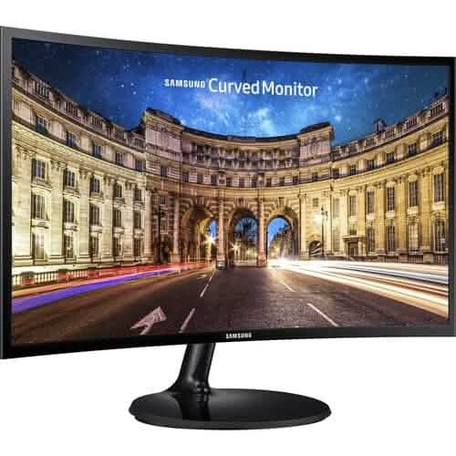 Samsung CF390 27" 16:9 Curved LCD FHD 1920x1080 Curved Desktop Black Monitor Computer Accessories - DailySale