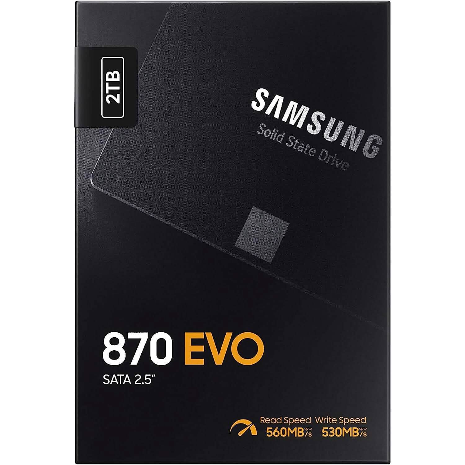 SAMSUNG Electronics 870 EVO 2TB 2.5 Inch SATA III Internal SSD (MZ-77E2T0B/AM) (Refurbished) Computer Accessories - DailySale
