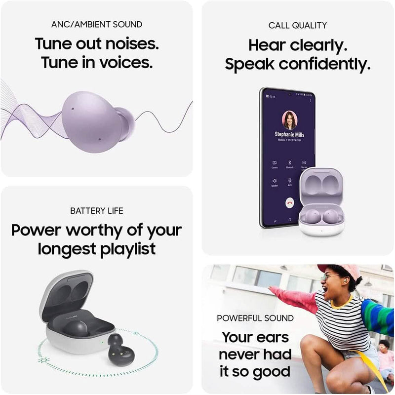 Samsung Galaxy Buds 2 True Wireless Bluetooth Earbuds Headphones - DailySale