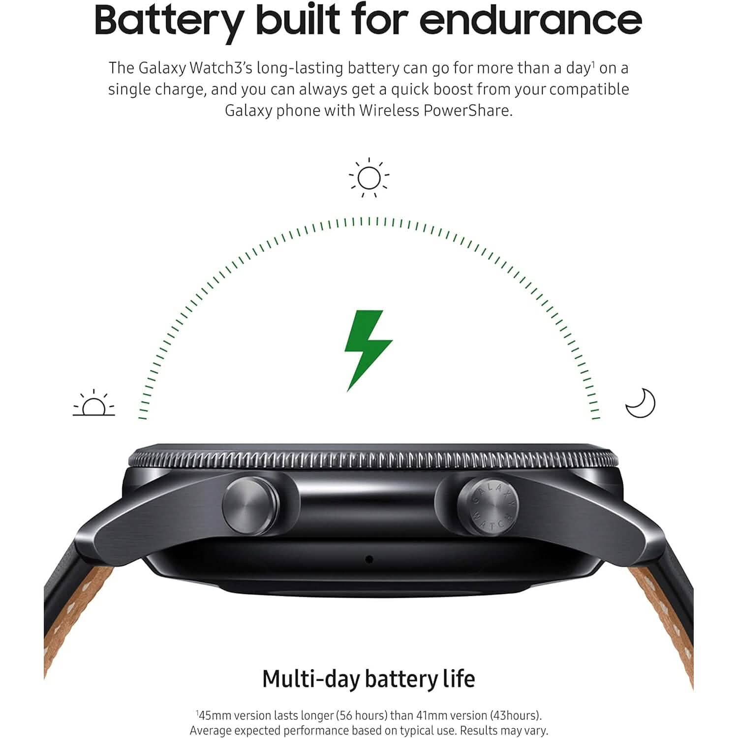 Samsung - Galaxy Watch3 Smartwatch 45mm Stainless LTE - Mystic Black Smart Watches - DailySale