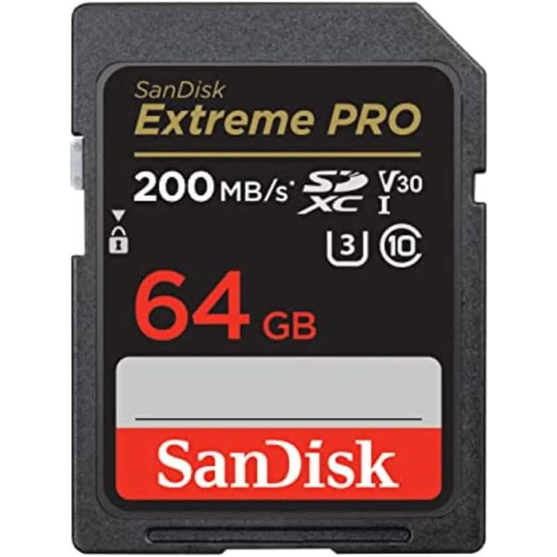 SanDisk 64GB Extreme PRO SDXC UHS-I Memory Card - C10, U3, V30, 4K UHD, SD Card - SDSDXXU-064G-GN4IN Mobile Accessories - DailySale