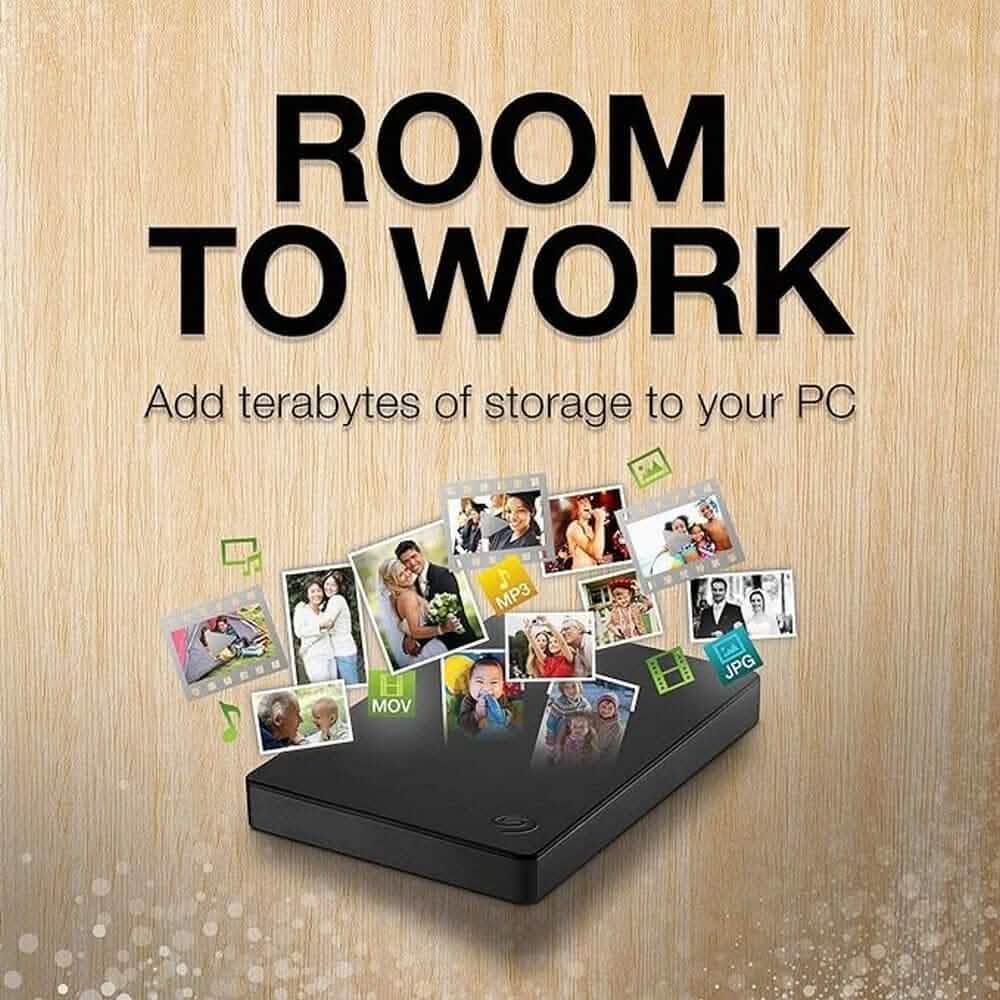 Seagate Portable 2TB External Hard Drive HDD (Refurbished) Computer Accessories - DailySale