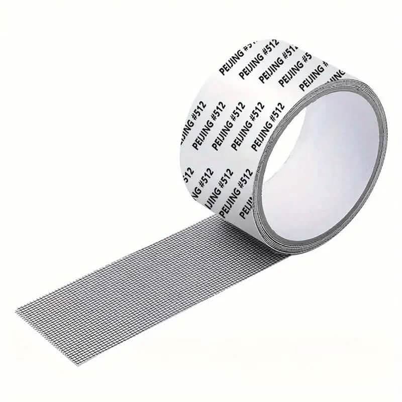 Self-Adhesive Window Screen Tape Mesh Repair Patch Pest Control Black - DailySale