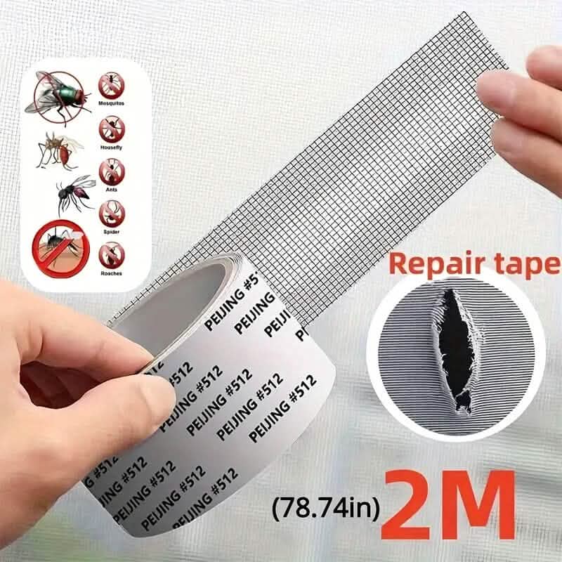 Self-Adhesive Window Screen Tape Mesh Repair Patch Pest Control - DailySale