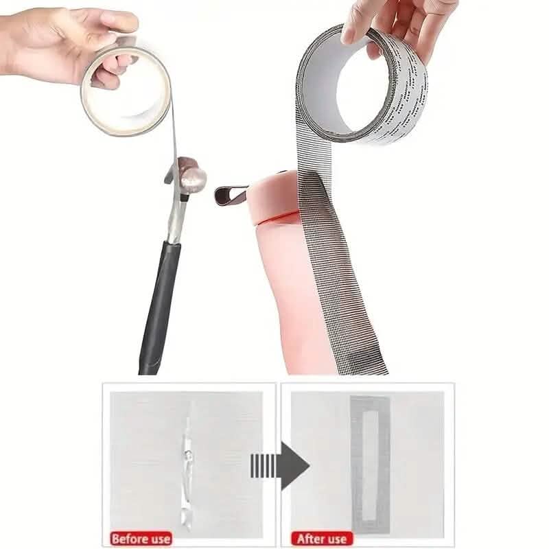 Self-Adhesive Window Screen Tape Mesh Repair Patch Pest Control - DailySale