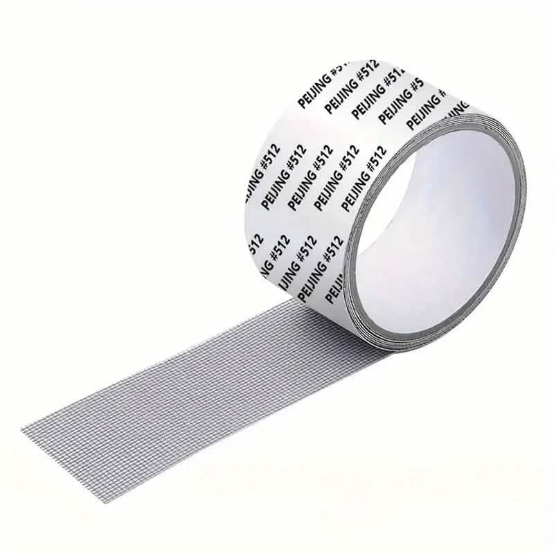 Self-Adhesive Window Screen Tape Mesh Repair Patch Pest Control Gray - DailySale
