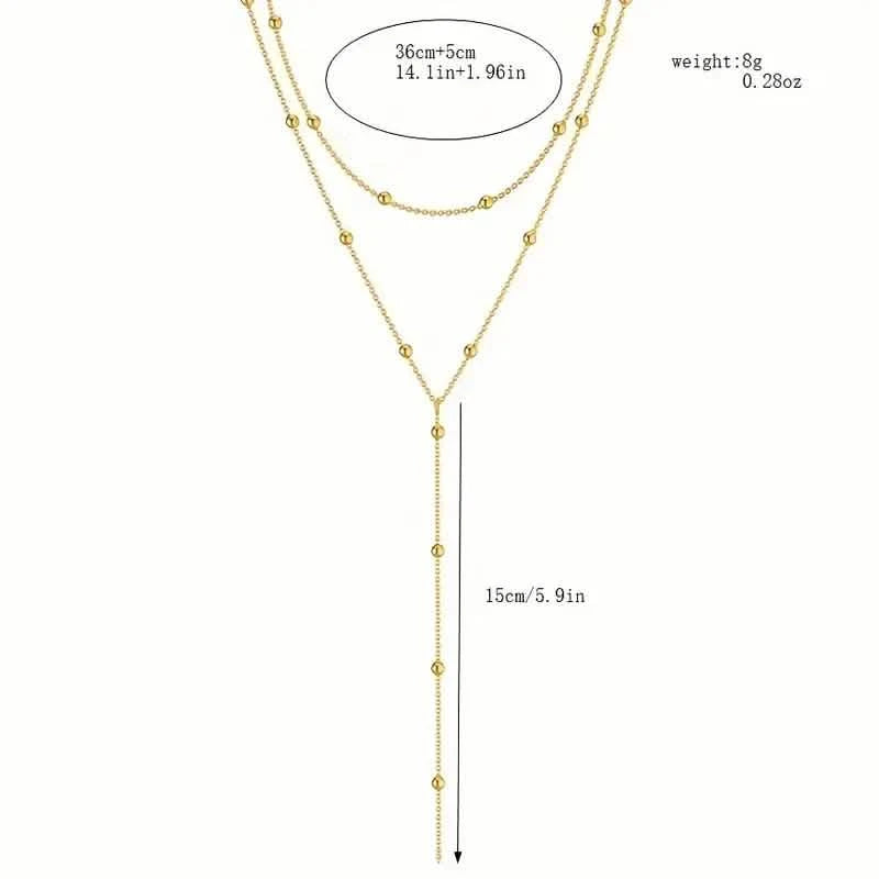 Sexy Tribal Style Iron Chain with Dangling Tassel Pendant Necklaces - DailySale