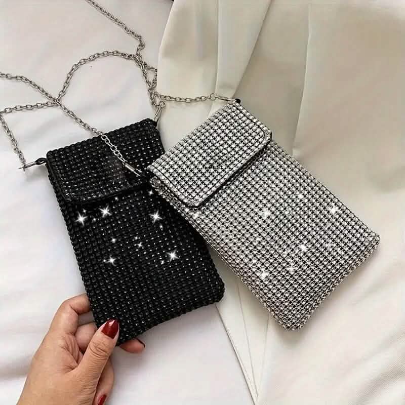 Shimmering Bling Rhinestone Crossbody Purse Bags & Travel - DailySale