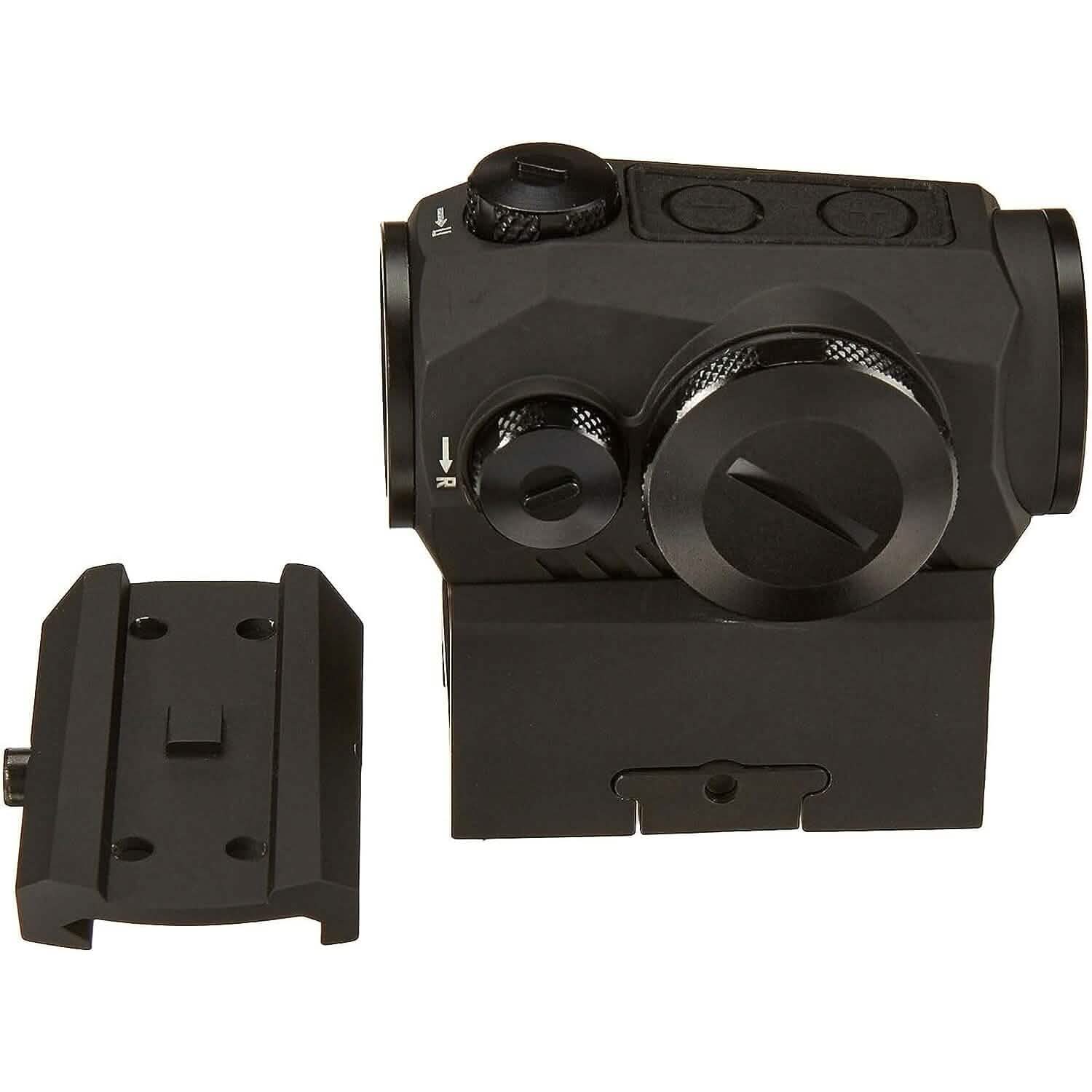 Sig Sauer Romeo5 1X20mm Tactical Hunting Shooting sight shown with mounting hardware