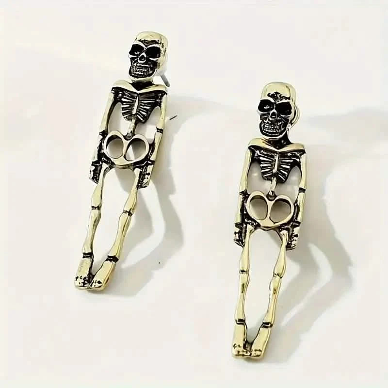 Skeleton Design Dangle Earrings Holiday Decor & Apparel - DailySale
