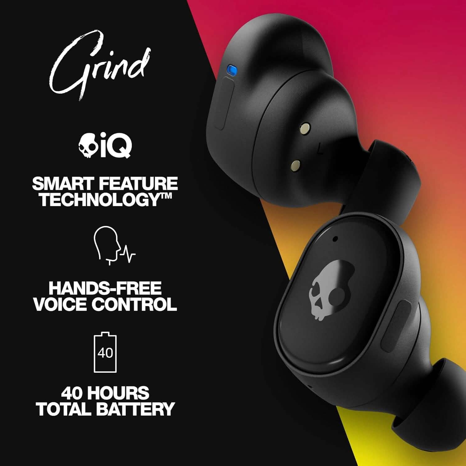 Skullcandy Grind In-Ear Wireless Earbuds Headphones - DailySale