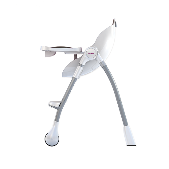 Oribel Cocoon High Chair. 3 Recline Option + Height Adjustable, Removable Tray (Refurbished)