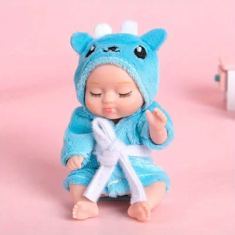 Sleep Simulative Rebirth Princess Dolls in Bathrobes Toys & Games 1-Pack Blue - DailySale
