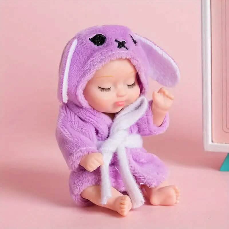 Sleep Simulative Rebirth Princess Dolls in Bathrobes Toys & Games 1-Pack Purple - DailySale