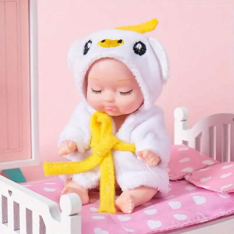 Sleep Simulative Rebirth Princess Dolls in Bathrobes Toys & Games 1-Pack White - DailySale