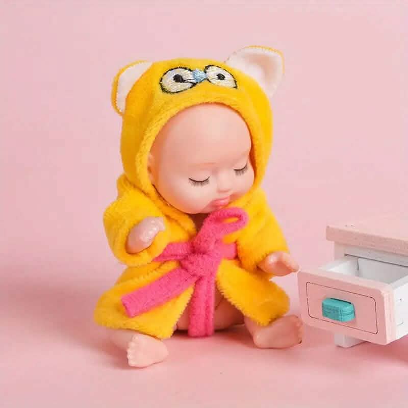 Sleep Simulative Rebirth Princess Dolls in Bathrobes Toys & Games 1-Pack Yellow - DailySale