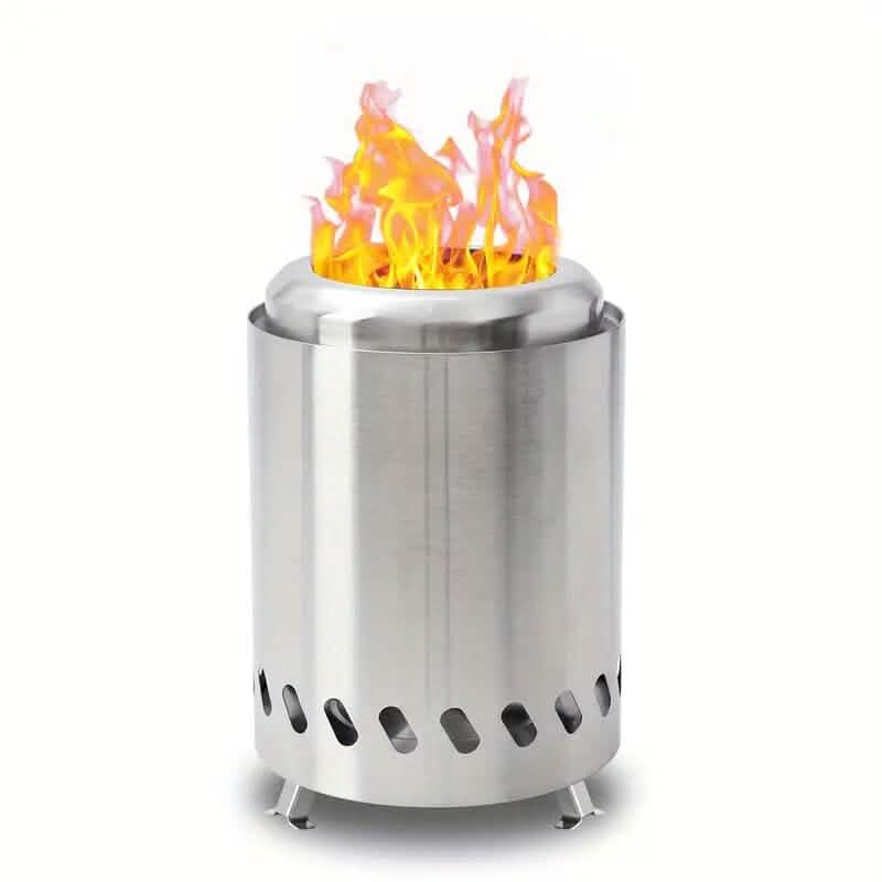 Small Portable Table Fire Pit with Stand & Carry Bag Sports & Outdoors - DailySale