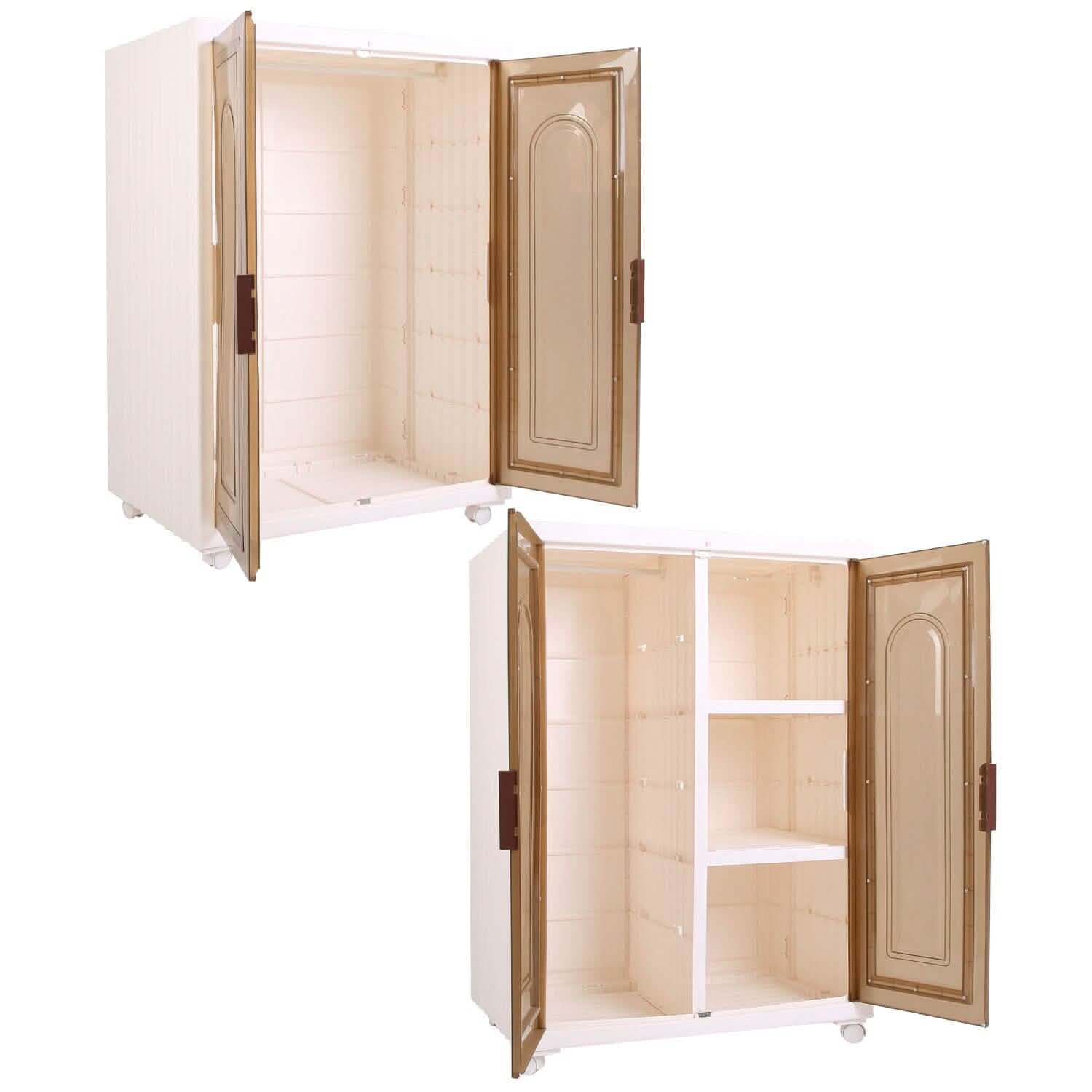 Small Wardrobe Closet with Magnetic Design Closet & Storage - DailySale