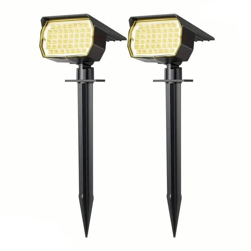 Solar Spot Lights and Solar Motion Sensor Spotlights Outdoor Lighting 1-Pack - DailySale