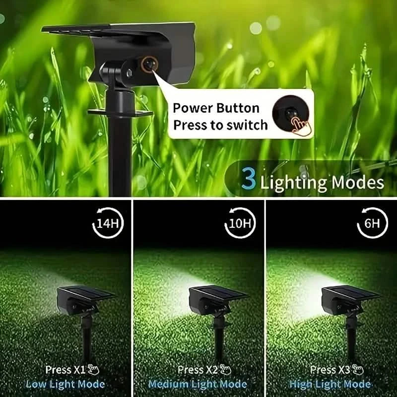 Solar Spot Lights and Solar Motion Sensor Spotlights Outdoor Lighting - DailySale