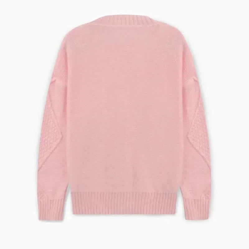 Solid Button Down Cable Knit Cardigan, Casual Long Sleeve Comfy Sweater Women's Outerwear - DailySale