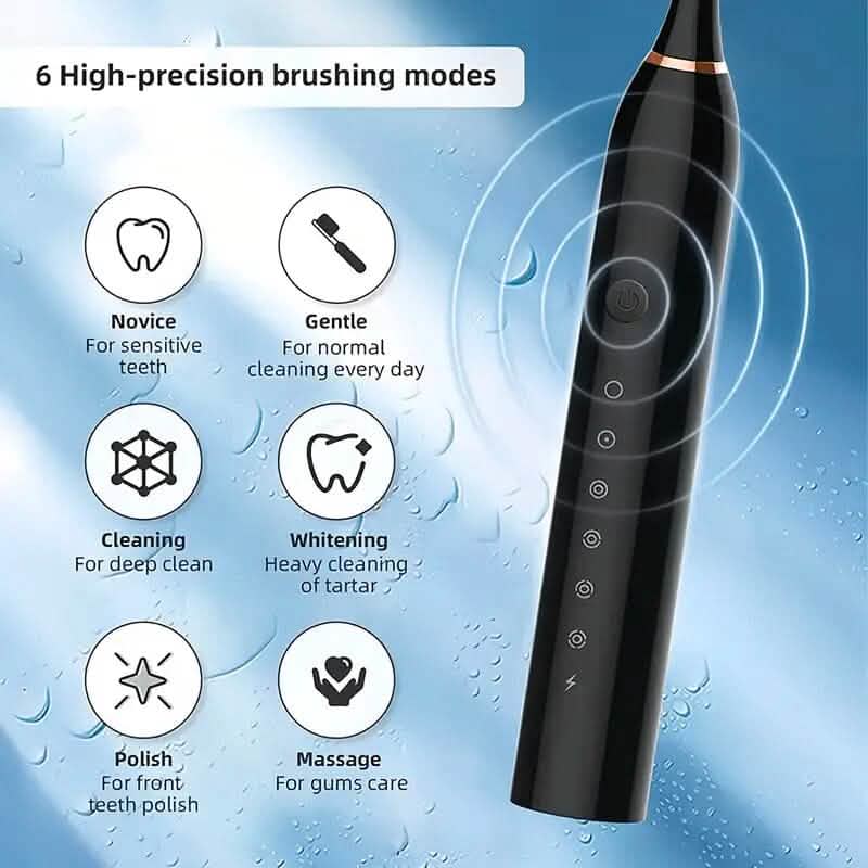 Sonic Electric Toothbrush with 6 Modes and Smart Timer Beauty & Personal Care - DailySale