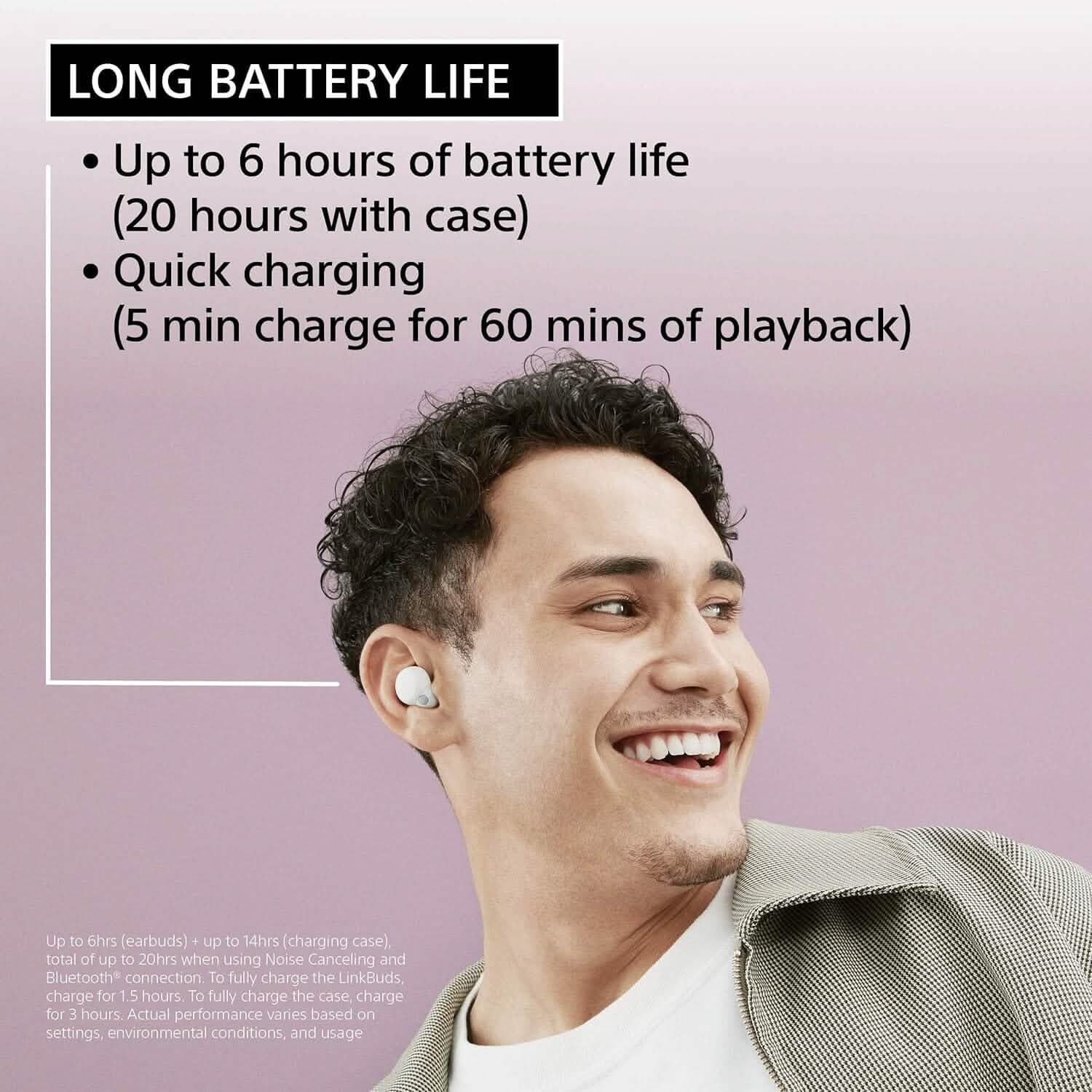 Sony LinkBuds S Truly Wireless Noise Canceling Earbud Headphones with Alexa Built-in Headphones - DailySale