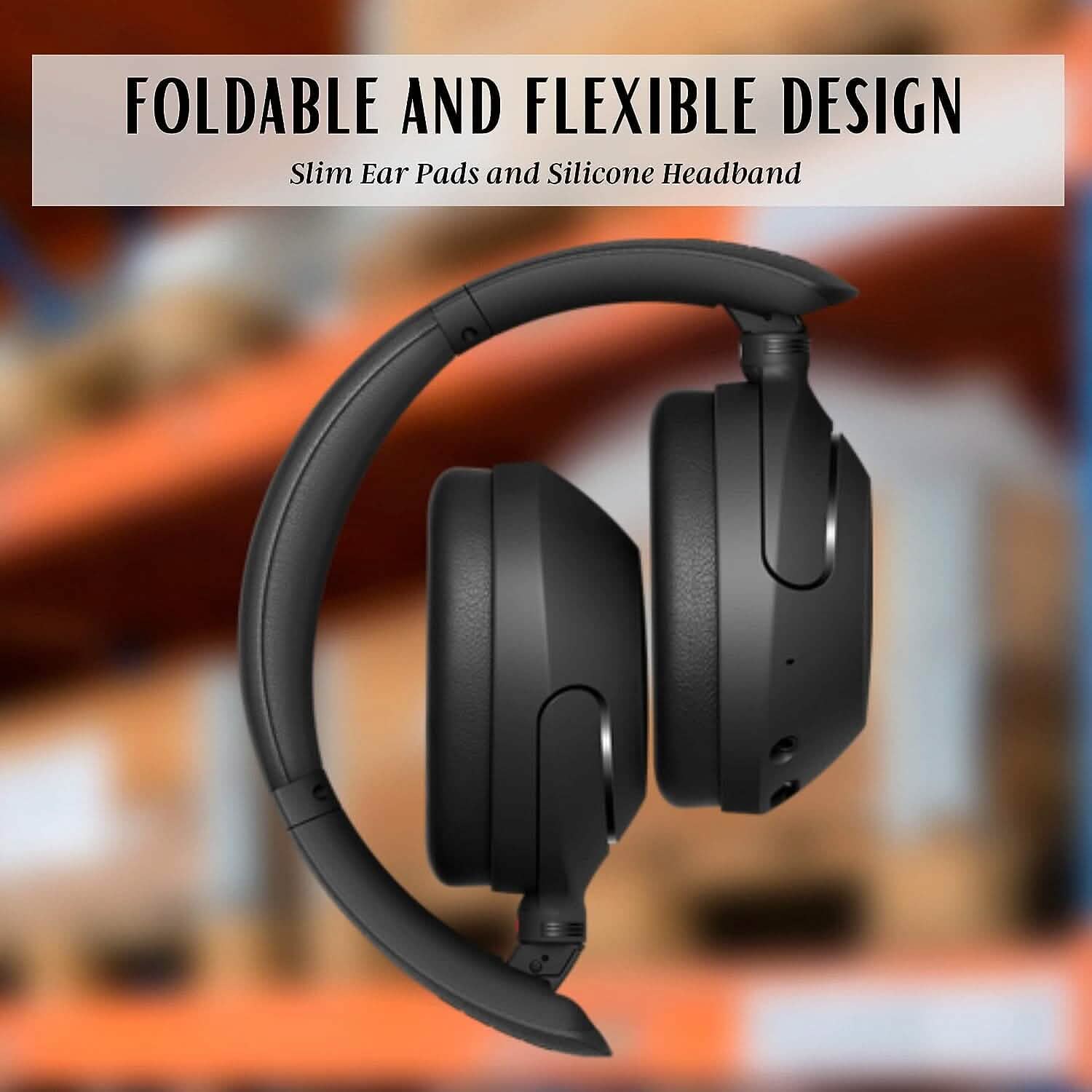 Sony Wireless Noise Cancelling Headphones WH-XB910N Bluetooth Headset + NeeGo 3.5mm Extension (Refurbished) Headphones - DailySale