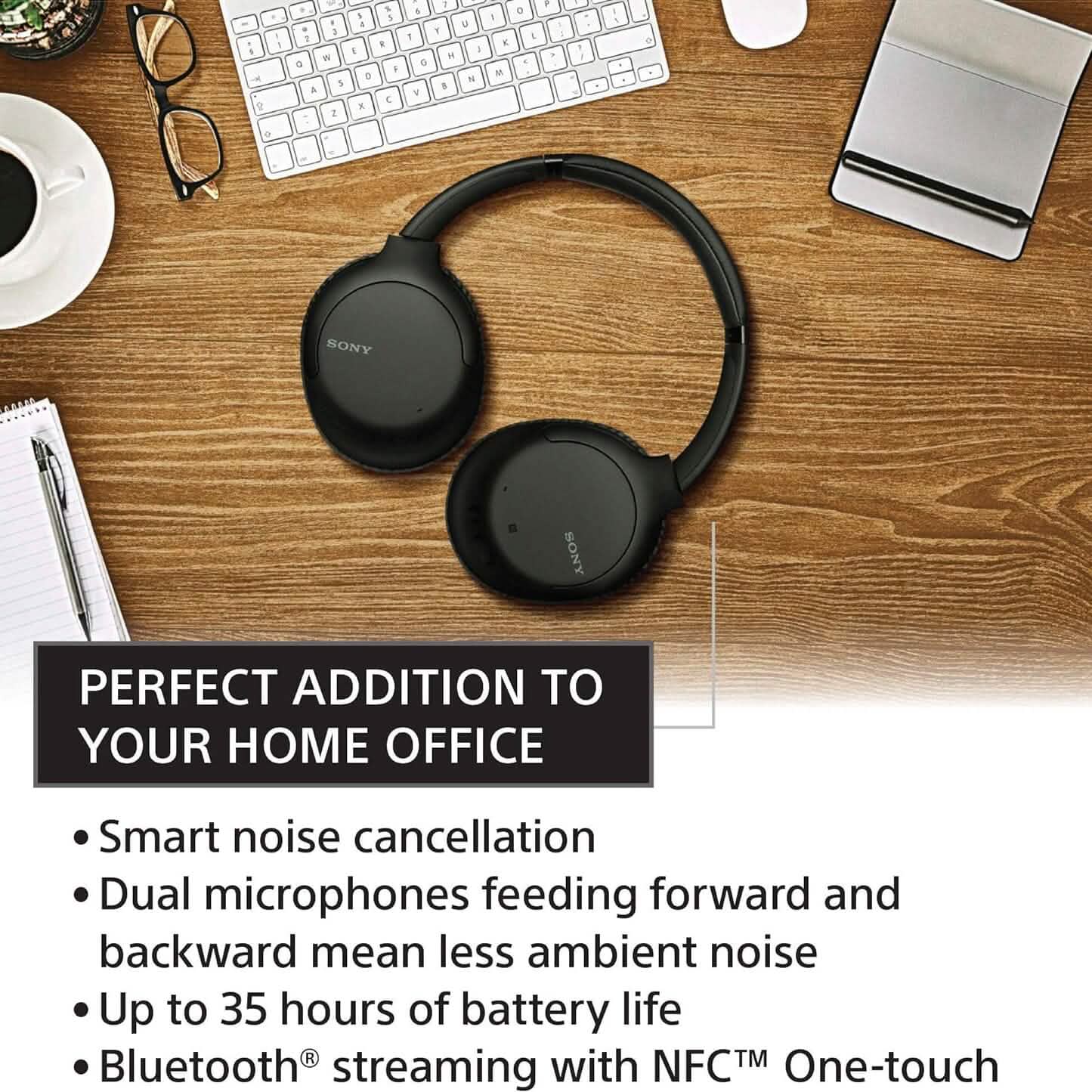 Sony Wireless Noise-Cancelling Over-The-Ear Headphones WH-CH710N (Refurbished) Headphones - DailySale