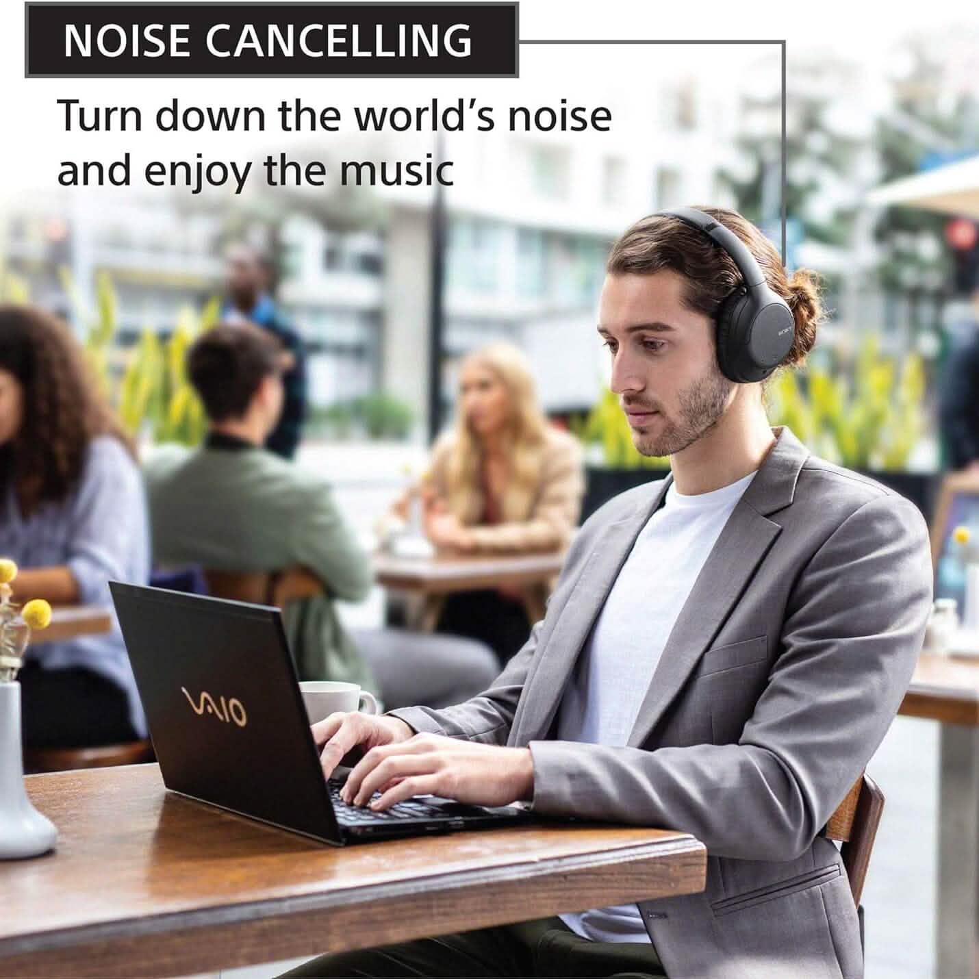 Sony Wireless Noise-Cancelling Over-The-Ear Headphones WH-CH710N (Refurbished) Headphones - DailySale