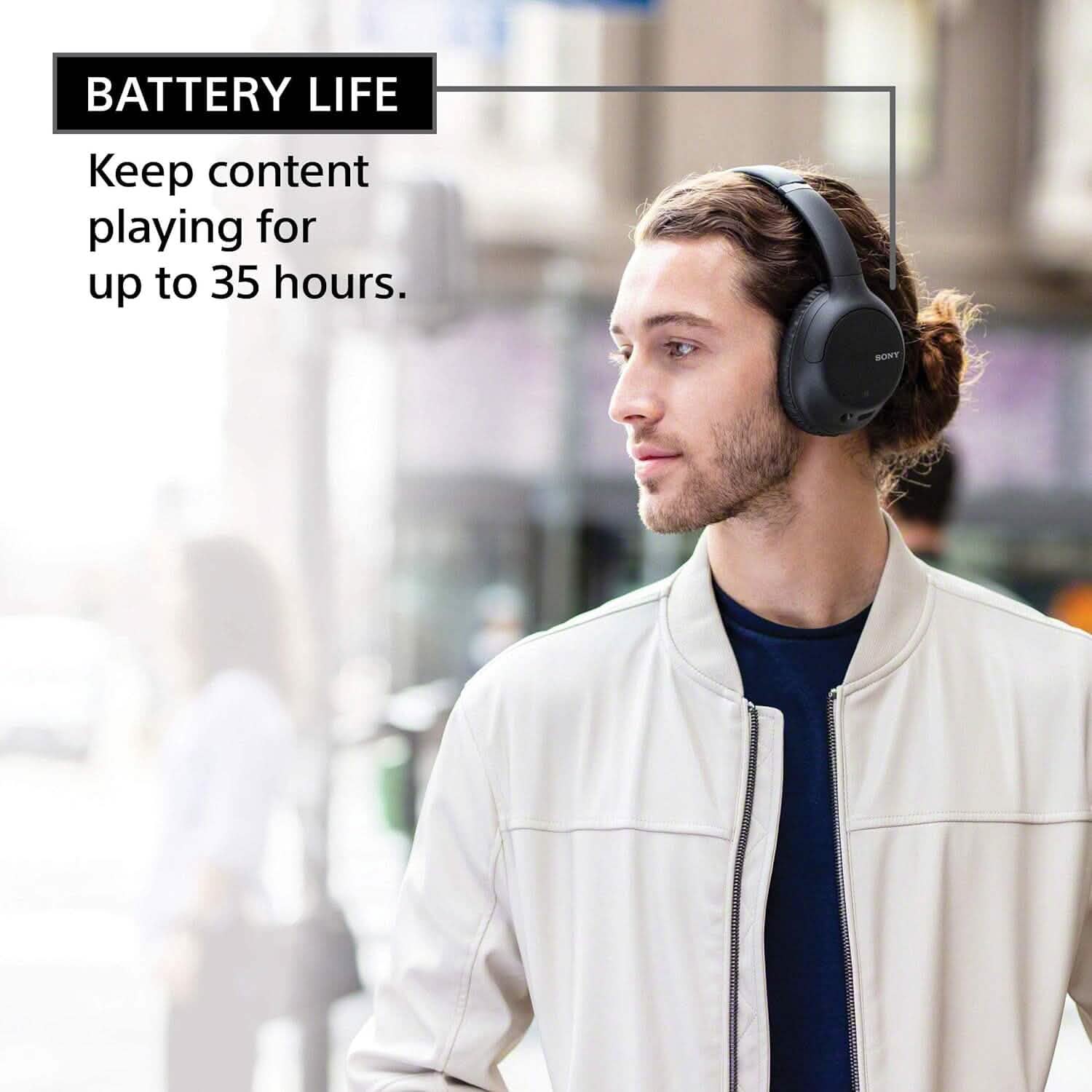 Sony Wireless Noise-Cancelling Over-The-Ear Headphones WH-CH710N (Refurbished) Headphones - DailySale