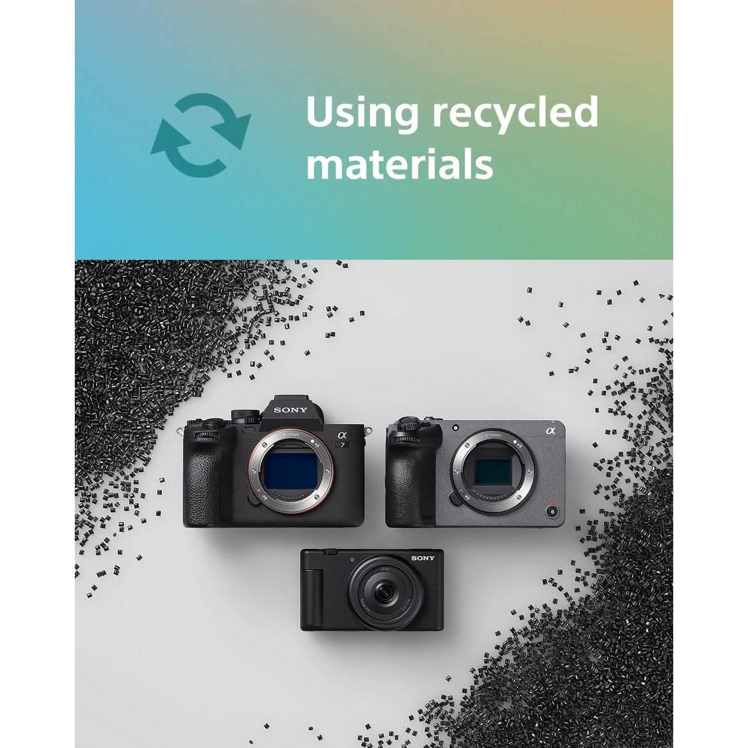 Sony ZV-1F Vlog Camera for Content Creators and Vloggers Black Cameras & Drones - DailySale