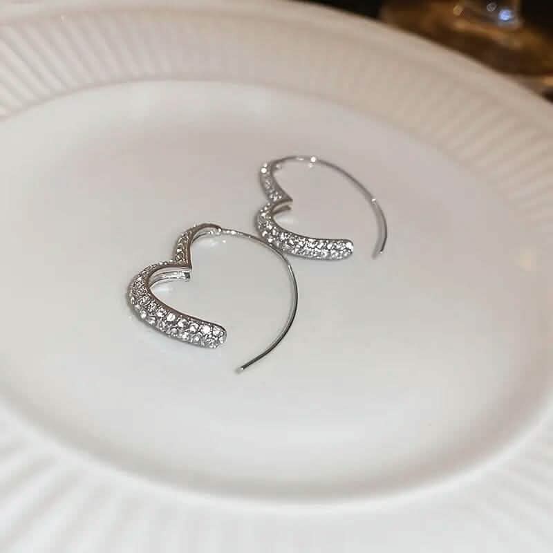 Sparkling Silver Earrings for Women Earrings - DailySale