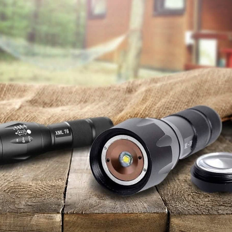 1600 lumen aluminium alloy tactical flashlight with zoom
