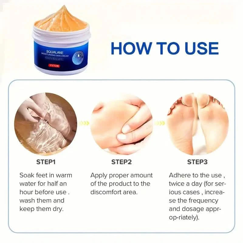 Squalane Moisturizing Skin Cream for Dry, Cracked Feet and Hands Beauty & Personal Care - DailySale